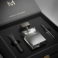 Coffret Cadeau de Parfum Personnalisé de Luxe, Solution Parfumée Tout-en-un avec Flacon en Verre Premium, Boîte Rigide Élégante, Kits de Beauté Personnalisés