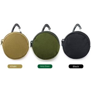 Monedero de Tela <span class=keywords><strong>Oxford</strong></span> MOLLE de Color Sólido al por Mayor, Bolsos Urbanos Simples con Cremallera para Hombre, para Auriculares, Tarjetas, Deportes al Aire Libre, Mini Bolsos para Mujer - Product Image 5