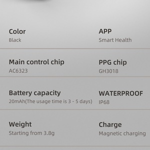 Bague connectée pour hommes et femmes, suivi de santé et de forme physique, NFC, étanche IP68, fréquence cardiaque, sommeil, contrôle à distance, application iOS Android OEM, largeur 7mm N - Product Image 6
