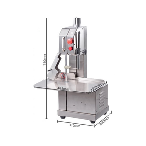 Equipo de cocina comercial Máquina cortadora de carne congelada eléctrica de escritorio Máquina de aserrar huesos - Product Image 5