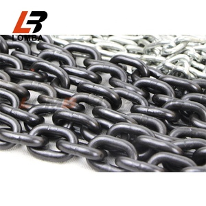 Lớp 70 80 thép hợp kim 100 hàn nâng chuỗi với lớp phủ phim Oxit Đen cho Palăng Xích - Product Image 1