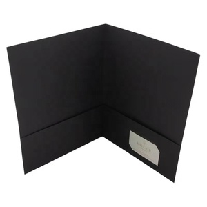 Tùy chỉnh tại chỗ UV biểu tượng trình bày thư mục túi in ấn với kinh doanh khe cắm thẻ kết cấu giấy thư mục tập tin - Product Image 5