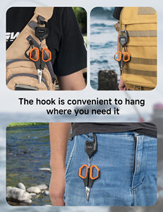 قاطع أسلاك مضفر من الفولاذ المقاوم للصدأ ، مقص صيد صغير ، مقاوم للتآكل ومتعدد الوظائف ، مناسب لمياه البحر - Product Image 6