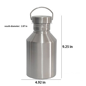 <b>2</b> <b>litre</b> <b>stainless</b> <b>steel</b> <b>water</b> <b>bottle</b> Leak-proof Metal lid Large capacity Single-wall metal <b>water</b> <b>bottle</b> <b>stainless</b> <b>steel</b> - Product Image 4
