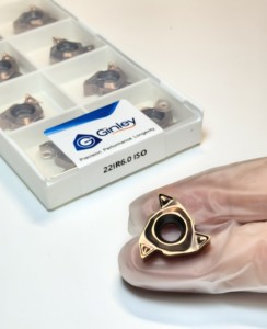 Inserto de roscado Ginley 22IR A60 A55 Inserto de rosca interna Carburo 22IR Inserto de roscado de carburo interno para acero inoxidable - Product Image 1