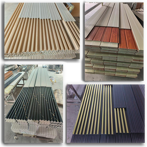 Modern Geometrik Yangına Dayanıklı Su Geçirmez Çizilmez Otel Ev Tipi Duvar Panelleri <span class=keywords><strong>PVC</strong></span> Kaplı Ahşap Plastik Kompozit Levhalar - Product Image 6