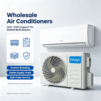 Pompe à chaleur intelligente et silencieuse à fréquence variable A+++ à économie d'énergie 9K-24K BTU R290 R32 R410a pour climatiseur split domestique