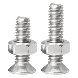 Juego de tornillos y tuercas de máquina de cabeza avellanada métrica de acero inoxidable 201 Grado 8.8 M2-M8 - Product Image 4