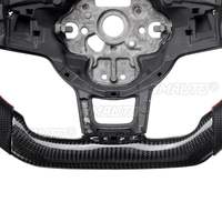 Volant de voiture en fibre de carbone, volant sport pour VW Golf MK7 MK7.5 GTI/R GTI 2015-2017