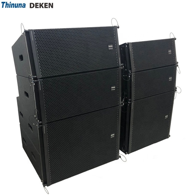 DEKEN SHOW L210 Professional Speaker Audio System Dual 10 Inch 3 Unit 2 Way Inverting Passive Line Array Speaker
