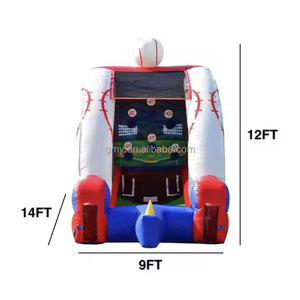 GMY Inflatables Commercial PVC <span class=keywords><strong>Mini</strong></span> jeu de baseball pour enfants adultes Jeu de sport gonflable pour carnaval - Product Image 5