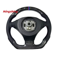 Volant en carbone véritable haut de gamme personnalisé pour BMW E60 E70 E71 E90 E46 Accessoire intérieur automobile