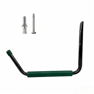 Crochets de rangement pour garage, montés au mur, robustes, pour le rangement de vélos, kayaks et outils - Product Image 2