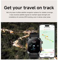 Reloj Inteligente Resistente HT36 con GPS, Brújula, Altímetro Barométrico, Monitor de Sueño Magnético IPS y Funciones Multideportivas