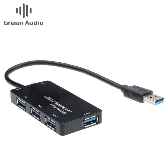 GAZ-A107 Mini USB Hub 3.0 Multi USB Splitter 3.0 5Gbps Super Speed 4 Port Ultra Slim USB 3.0 HUB for PC Laptop