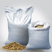Sac tissé en PP personnalisé, vide, durable et écologique, avec cordon de serrage, pour emballage de riz, maïs et céréales, 25 kg/50 kg, vente en gros