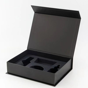 Beautiful Design Custom Black Shoe Foldable <b>Magnetic</b> Paper <b>Gift</b> Box Folding <b>Boxes</b> With Ribbon Closure for Wedding Dress - Product Image 2
