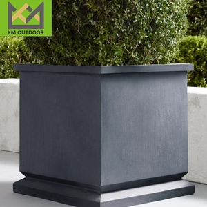 Moderne Noir Grands <span class=keywords><strong>Pots</strong></span> De <span class=keywords><strong>Plantes</strong></span> Décoration Jardin Pot De Fleur Balcon Jardinières <span class=keywords><strong>Pots</strong></span> D'extérieur <span class=keywords><strong>Pour</strong></span> <span class=keywords><strong>Plantes</strong></span> - Product Image 6
