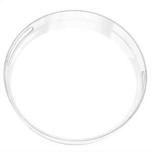 Rõ ràng <span class=keywords><strong>Acrylic</strong></span> khay tròn để phục vụ hiển thị và lưu trữ nhà - Product Image 1