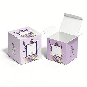 Cajas de Regalo de Lujo con Logotipo Personalizado, Cajas de Papel para Velas Aromáticas - Product Image 1