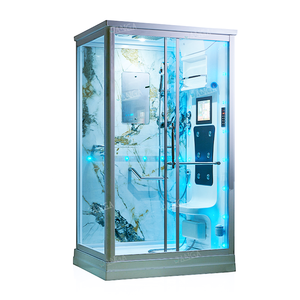 Cabina de Ducha de Vapor de Lujo con Sauna Húmeda, Bluetooth, Portátil, para Baño - Product Image 1