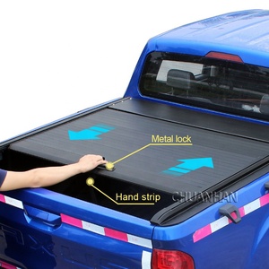 Cubierta de cama de camión de aluminio Benext, cubierta de tonel retráctil para camioneta, guardabosques para Dodge Ram1500 <span class=keywords><strong>tundra</strong></span> Tacoma - Product Image 2