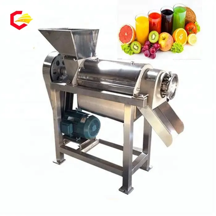 市販の自動フルーツオレンジジューサーマシン/工業用コールドプレスマンゴジュース抽出器