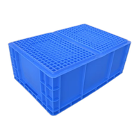 Caisse en plastique PP durable et écologique, ventilée, pour fruits et légumes, boîte étanche pour la logistique de la chaîne du froid mondiale