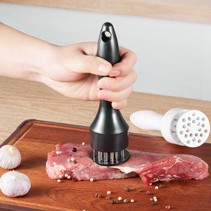 Herramienta ablandadora Ultra afilada de 24 cuchillas, ablandador de carne con aguja de acero inoxidable para ablandar carne de res, pollo, bistec, ternera, cerdo - Product Image 5