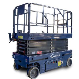 Piattaforma di Lavoro Aerea Elettroidraulica Semovente a Forbice ad Alte Prestazioni, Sollevamento Massimo 10m, 320kg - Product Image 5