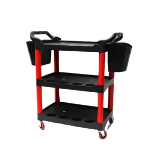 Sf6006 Metalen Auto Reparatie Roller Kast Tool Trolley Mobiele Gereedschapskist Stalen Rollende Gereedschapskist Roestvrijstalen Gereedschapskist