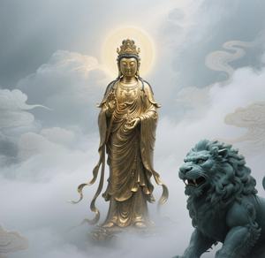 รูปปั้นพระโพธิสัตว์ทำจากทองสัมฤทธิ์ขนาดใหญ่รูปปั้นตกแต่งรูปปั้นโลหะหล่อทางศาสนาพระพุทธรูปกวน<span class=keywords><strong>อิ</strong></span><span class=keywords><strong>ม</strong></span><span class=keywords><strong>ยืน</strong></span> - Product Image 3