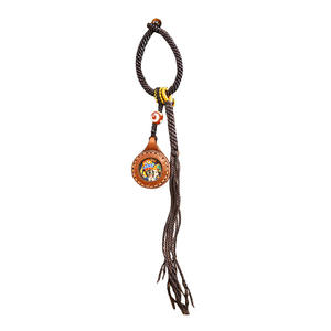 Colgantes de Bolsa Thangka Pintados a Mano, Tara Verde, Manjushri, Vida Pasada y Presente, Tsa Tsa Tibetano, Thankga - Product Image 5