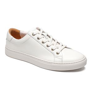 Zapatillas Casuales de Caña Baja con Cordones, Parte Superior de Cuero Premium, Ojales Metálicos, Suela de Goma Texturizada, Zapatos para Caminar Saludables - Product Image 1