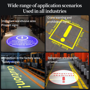 40 واط مخصصة رافعة شوكية لافتات السلامة أدى أضواء الإعلان عن الأشياء المعلقة علامات التحذير الأرضية الأضواء - Product Image 3