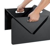 Foyer d'extérieur Portable en métal pliable avec anneau de feu, poêle en fer pour Camping en plein air, pique-nique dans la cour, foyer de feu pour barbecue