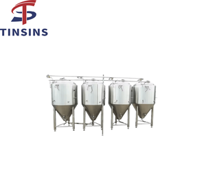 Hình nón lên men bia bia thép không gỉ lên men Tank PLC bơm mang tùy chỉnh kích thước 2000l-5000l hoạt động dễ dàng - Product Image 2