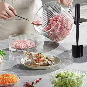 Multifunktionaler Antihaft-Kunststoff-Fleischzerkleinerer Manuelles Küchengerät Kartoffel- und Rindfleischstampfer Marmeladenmixer - Product Image 5