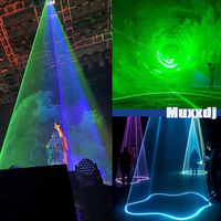 Muxxdj 10W Full Color Laser Show System 3D Animation Laser Light Projector For Wedding Party Laser Light