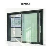 WANJIA puertas de vidrio de patio comercial de rendimiento Superior puertas correderas de elevación de aluminio puertas correderas de patio de vidrio inteligente