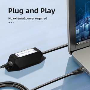 Produk saklar jaringan satu saluran, Repeater POE/Extender 30Watt 100meter jarak transmisi - Product Image 5