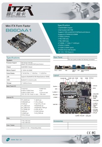 Esonic <strong>Mini</strong> <strong>ITX</strong> B660 Motherboard LGA 1700 12th Gen <strong>ITX</strong> Mainboard M.2 WIFI USB3.2 GEN2 DDR4 DIMM for I9 7 5 3 - Product Image 5