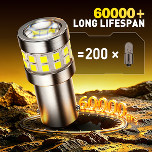 Ampoules LED AUXITO BA9S BA9 sans erreur, super lumineuses, pour éclairage intérieur de voiture, remplacement pour les ampoules de plafonnier, de tableau de bord, de plaque d'immatriculation et de boîte à gants. - Product Image 1