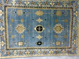 Bán Buôn Tay Tufted Thảm Và Thảm Hình Chữ Nhật Màu Đỏ Ba Tư Phương Đông Thiết Kế 100 Phần trăm Len Phòng Khách Thạc Sĩ Nghệ Thuật Ma T022 - Product Image 5