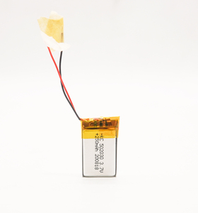 超薄 <span class=keywords><strong>3</strong></span>.7v 250mAh 锂聚合物电池（带接线） - Product Image 2