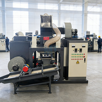 Machine industrielle de granulation de câbles en cuivre, dénudeuse de fils, broyeur automatique à roulement moteur haute efficacité 82kW 99%
