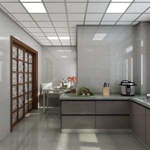 Meuble de restaurant moderne et simple, multifonctionnel, îlot de cuisine, table, contreplaqué personnalisé, imperméable, écologique, facile à nettoyer - Product Image 2