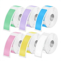 Rouleau d'étiquettes thermiques 57 mm, imperméables et résistantes à l'huile, adhésives pour mini-imprimante thermique, étiquettes de prix, matériel de rangement domestique en papier