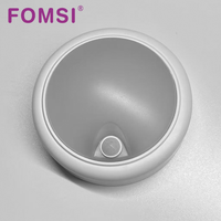 FOMSI 12W 24W Capteur de mouvement humain LED Plafonnier IP65 Applique murale extérieure Panneau de plafond rond Éclairage avec capteur PIR