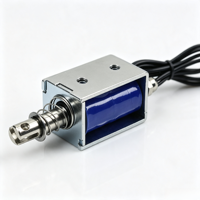 迷你开放式推拉式电磁铁 DC6V 12V 小型电磁铁，适用于机器人游戏机